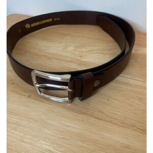 Novin leather brown leather belt